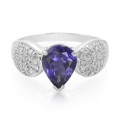 Anello in argento con Iolite Ceylon