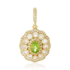 Ciondolo in argento con Peridoto Arizona