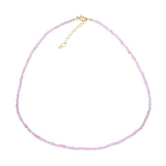 Collana in argento con Quarzo Fragola