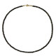 Collana in argento con Ossidiana Dorata