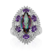Anello in argento con Quarzo Mistico