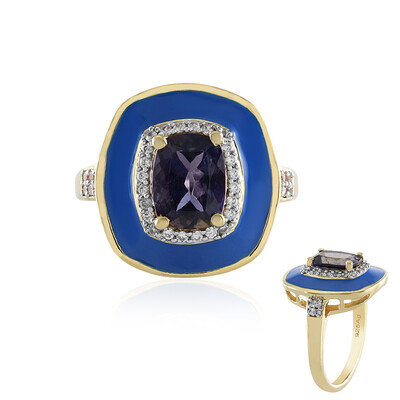 Anello in argento con Iolite Ceylon (M de Luca)