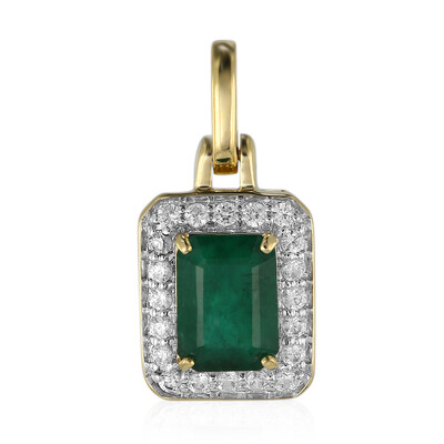 Ciondolo in oro con Smeraldo Zambia (Adela Gold)