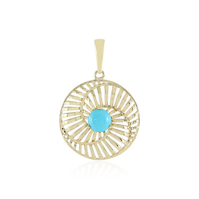 Ciondolo in oro con Turchese Sleeping Beauty (Ornaments by de Melo)
