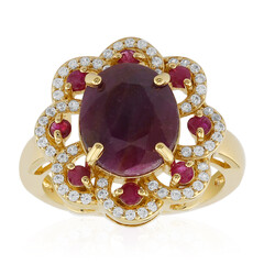 Anello in argento con Rubino