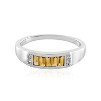 Anello in argento con Citrino