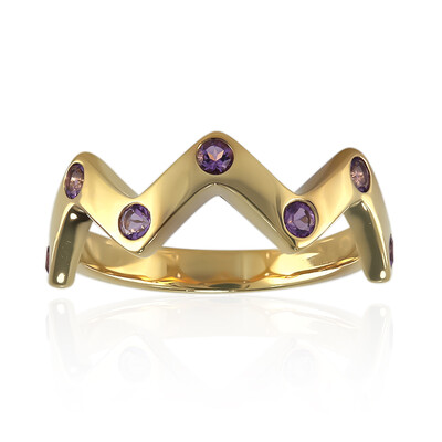 Anello in argento con Ametista