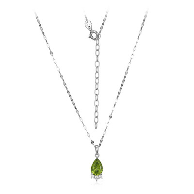 Collana in argento con Peridoto