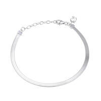 Bracciale in argento con Topazio Bianco