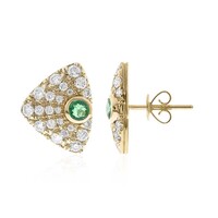 Orecchini in oro con Smeraldo Zambia AAA (CIRARI)