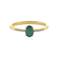 Anello in argento con Grandidierite