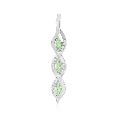 Ciondolo in argento con Tsavorite