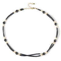 Collana in argento con Ematite Nera