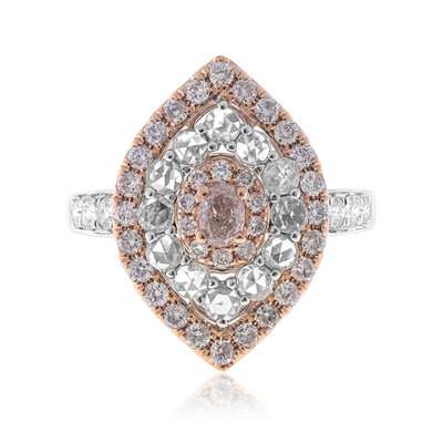 Anello in oro con Diamante Rosa I1 (CIRARI)