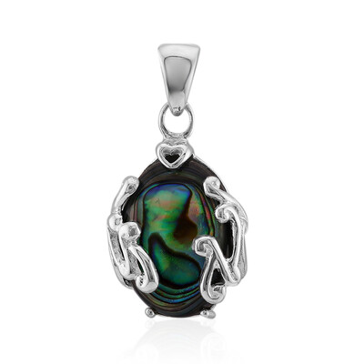 Ciondolo in argento con Conchiglia Abalone (Art of Nature)