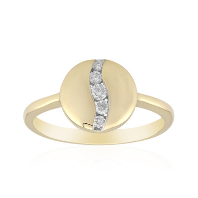 Anello in oro con Diamante SI1 (G) (Annette)