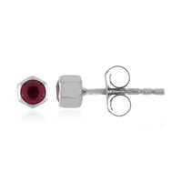 Orecchini in argento con Rubino del Madagascar
