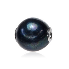 Ciondolo in argento con Perla d'Acqua Dolce Blu
