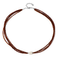 Collana in argento con Granato Essonite