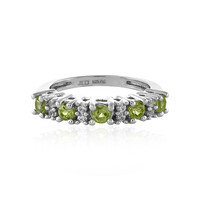 Anello in argento con Peridoto