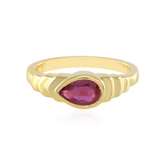 Anello in argento con Rubino del Madagascar
