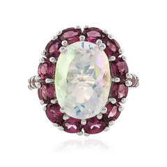 Anello in argento con Quarzo Moonlight