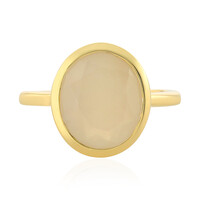 Anello in argento con Pietra di Luna Bianca