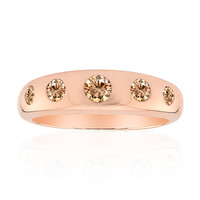 Anello in oro con Diamante Rose de France SI1 di Argyle