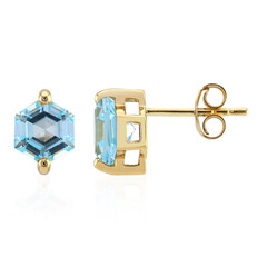 Orecchini in argento con Topazio Blu Cielo