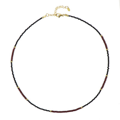 Collana in argento con Granato Mozambico