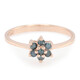 Anello placcato in oro con Diamante Fancy