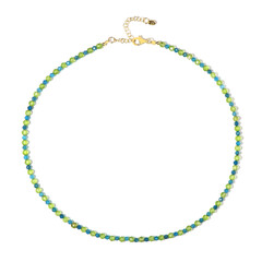 Collana in argento con Peridoto