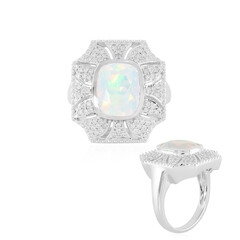 Anello in argento con Opale di Welo