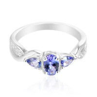 Anello in argento con Tanzanite