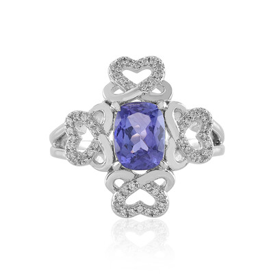 Anello in argento con Tanzanite
