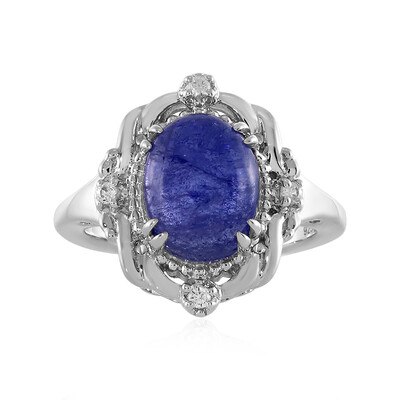 Anello in argento con Tanzanite