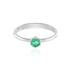 Anello in argento con Smeraldo Russo