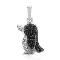 Ciondolo in argento con Onice Nero