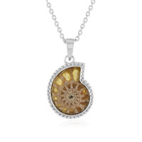 Collana in argento con Ammonite