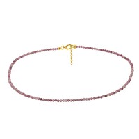 Collana in argento con Rodocrosite