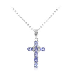 Collana in argento con Tanzanite