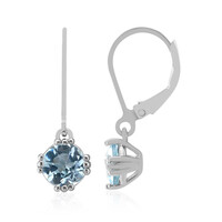 Orecchini in argento con Topazio Blu Cielo