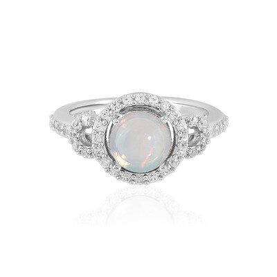 Anello in argento con Opale di Welo