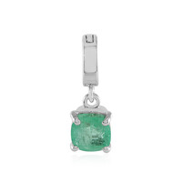 Ciondolo in argento con Smeraldo Russo