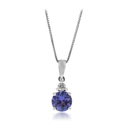 Collana in oro con Tanzanite