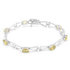 Bracciale in argento con Eliodoro