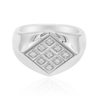 Anello in argento con Diamante I1 (G)