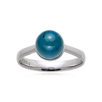 Anello in argento con Crisocolla