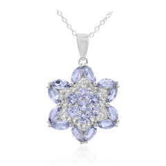 Collana in argento con Tanzanite