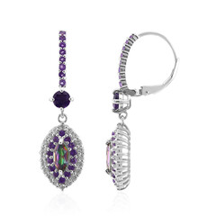 Orecchini in argento con Quarzo Mistico